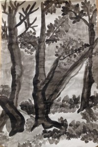 charcoal tree