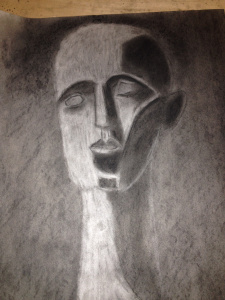 charcoal face