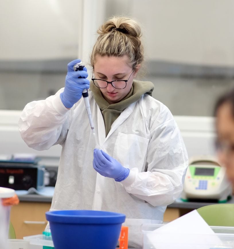 Around Campus - Genetics Lab; DNA Extraction