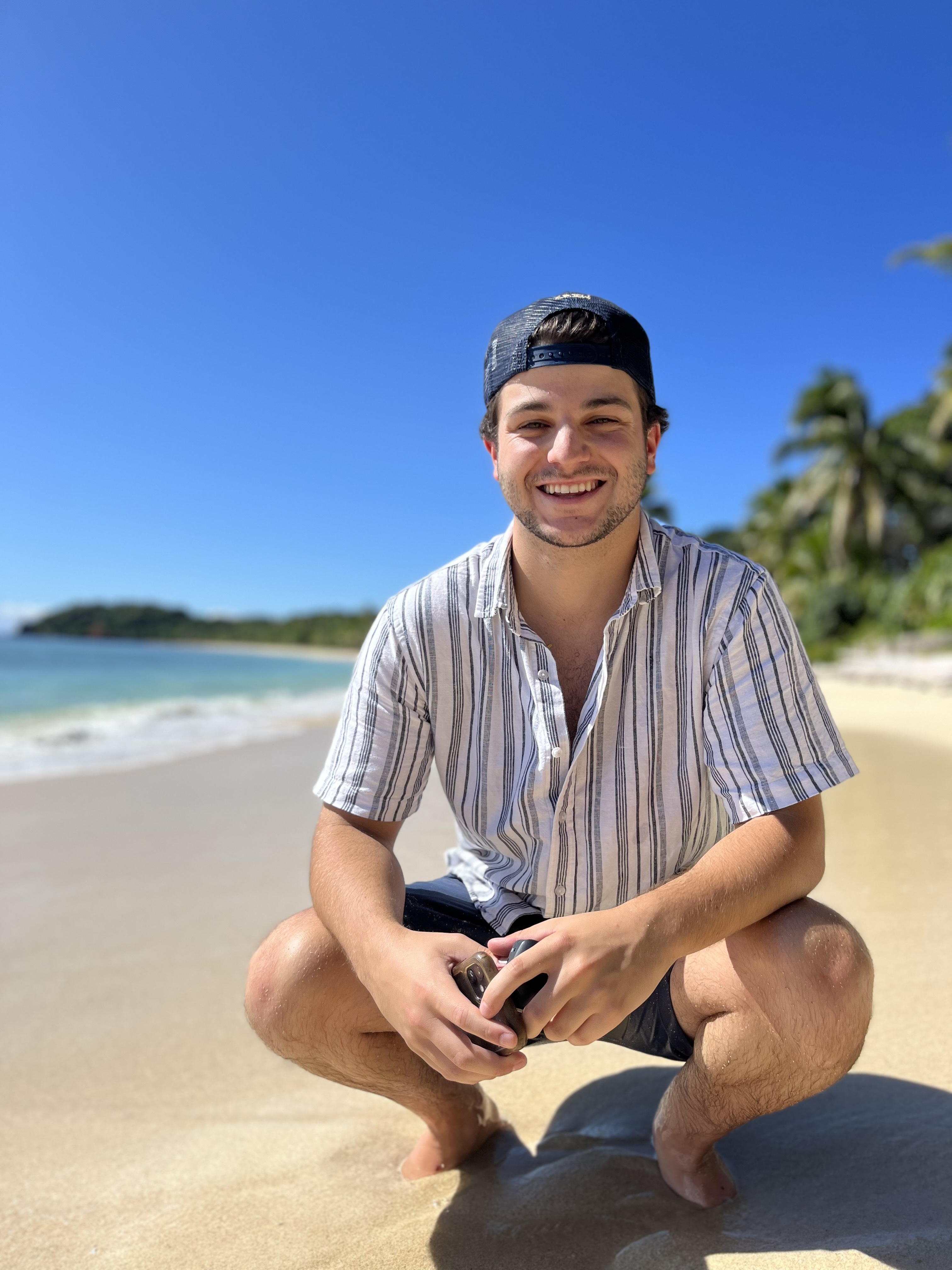 Recent graduate hired to work on the set of 'Survivor'