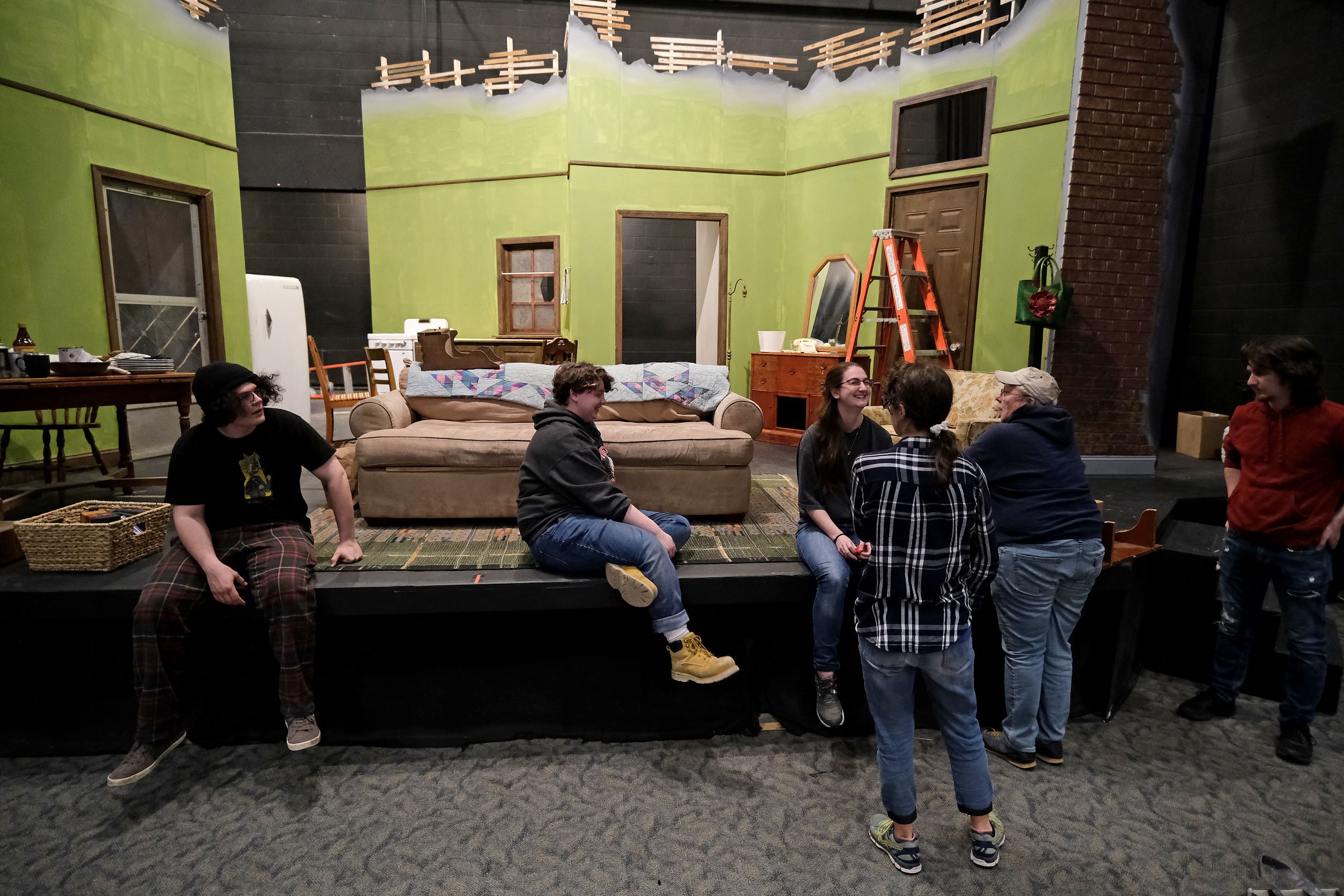 A Raisin in the Sun Stage Set-Up