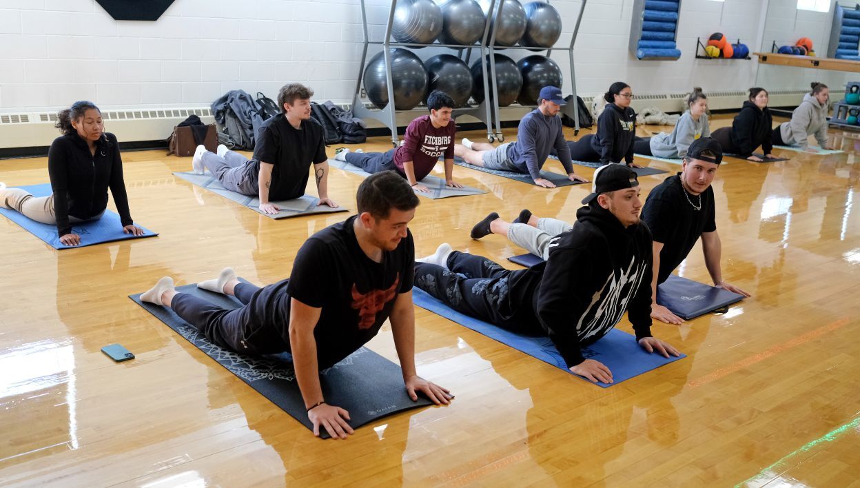 Exercise & Sports Science Class Yoga Session