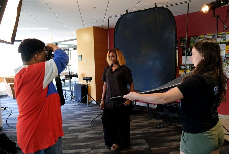 Photography Students Provide Headshot Service