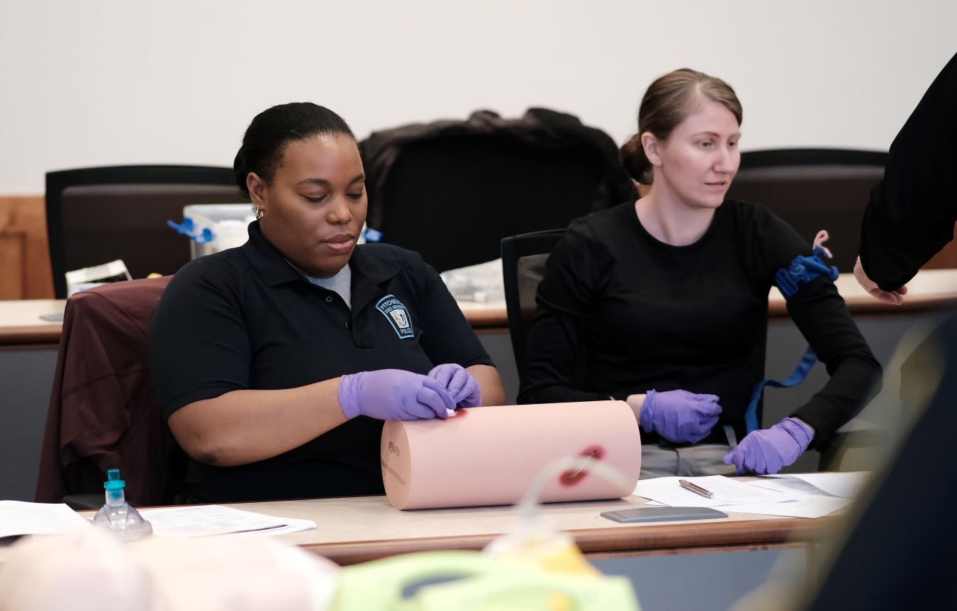 Fitchburg State University Police First Aid Training