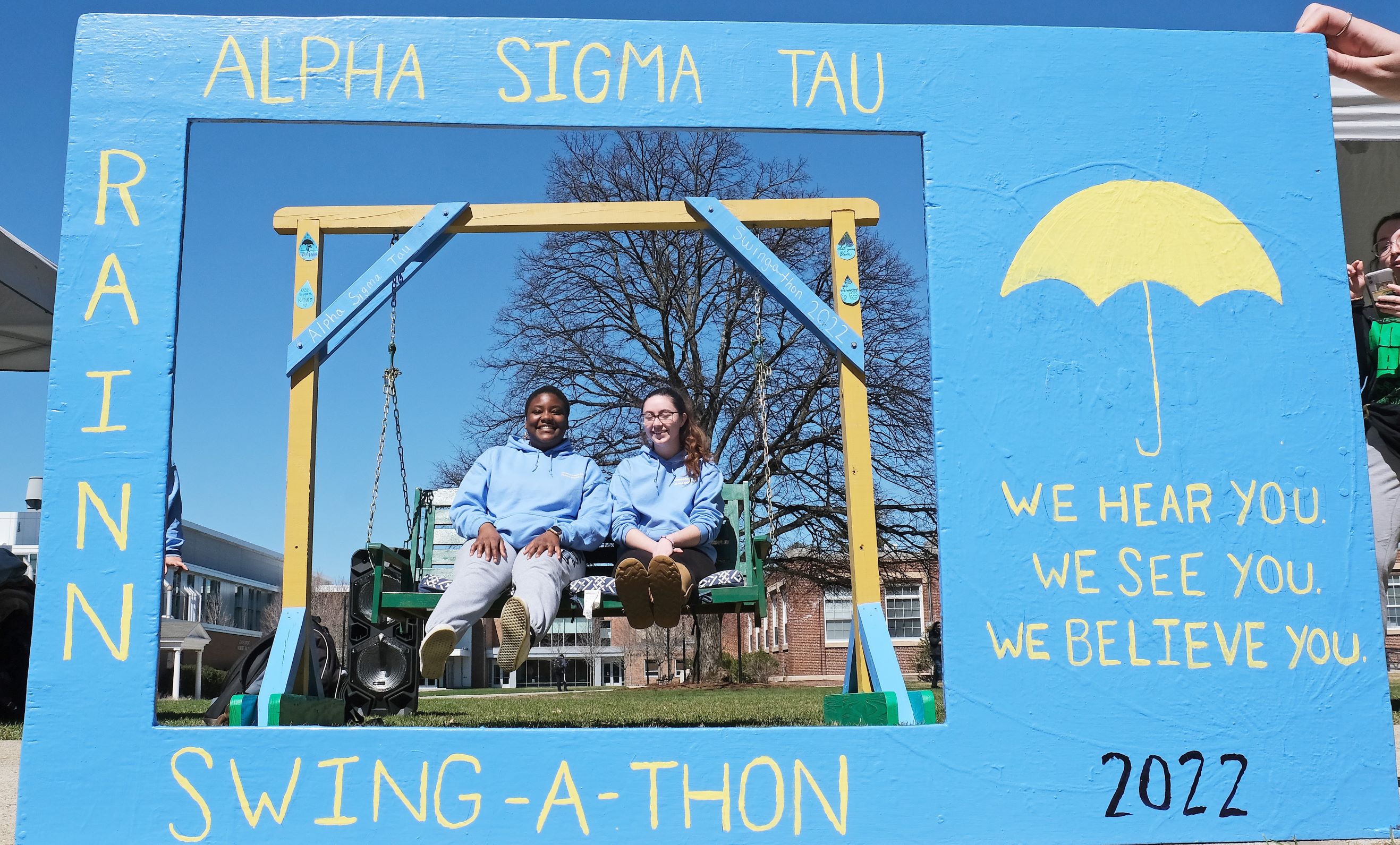 Around Campus - Alpha Sigma Tau Swing-a-Thon
