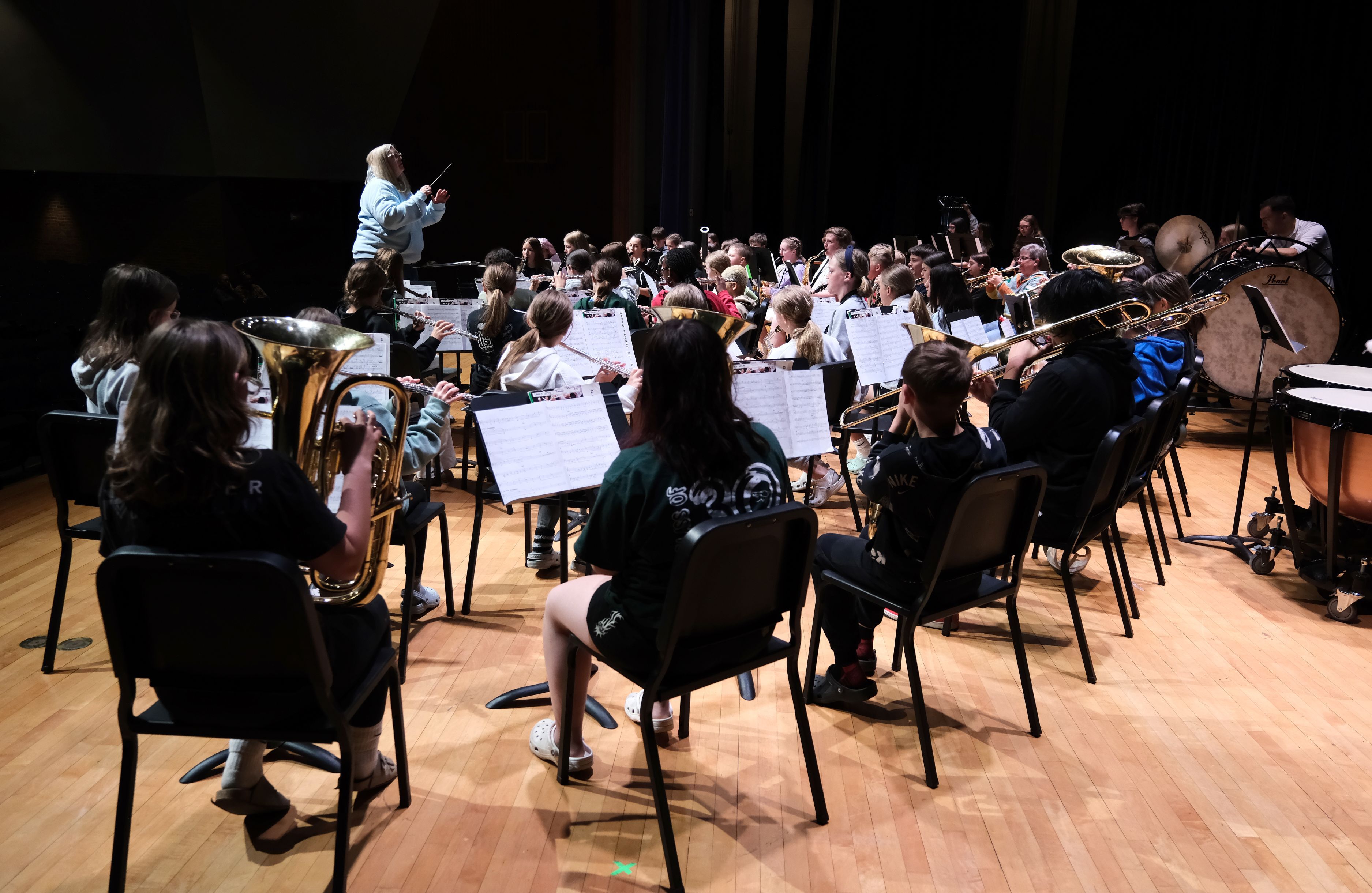 Maine Middle School Band Receives Feedback