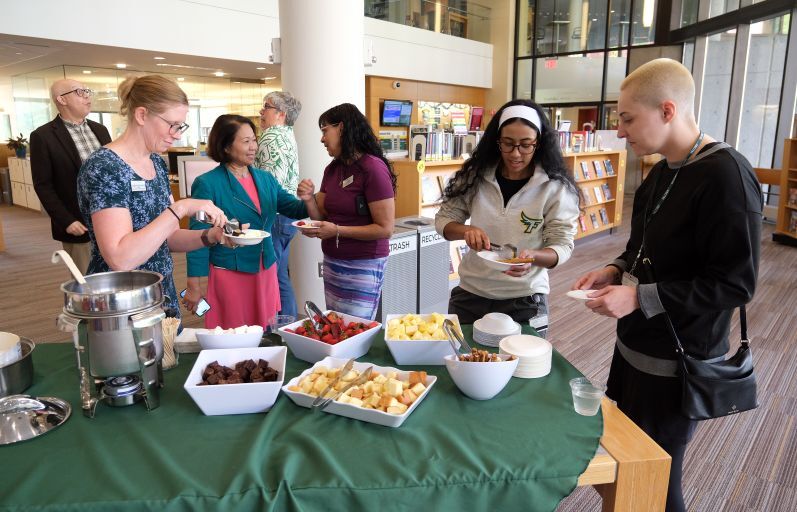 Amelia V. Gallucci-Cirio Library Hosts Hammond Hall Mixer