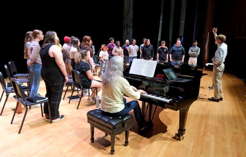 Around Campus - Concert Choir Practice