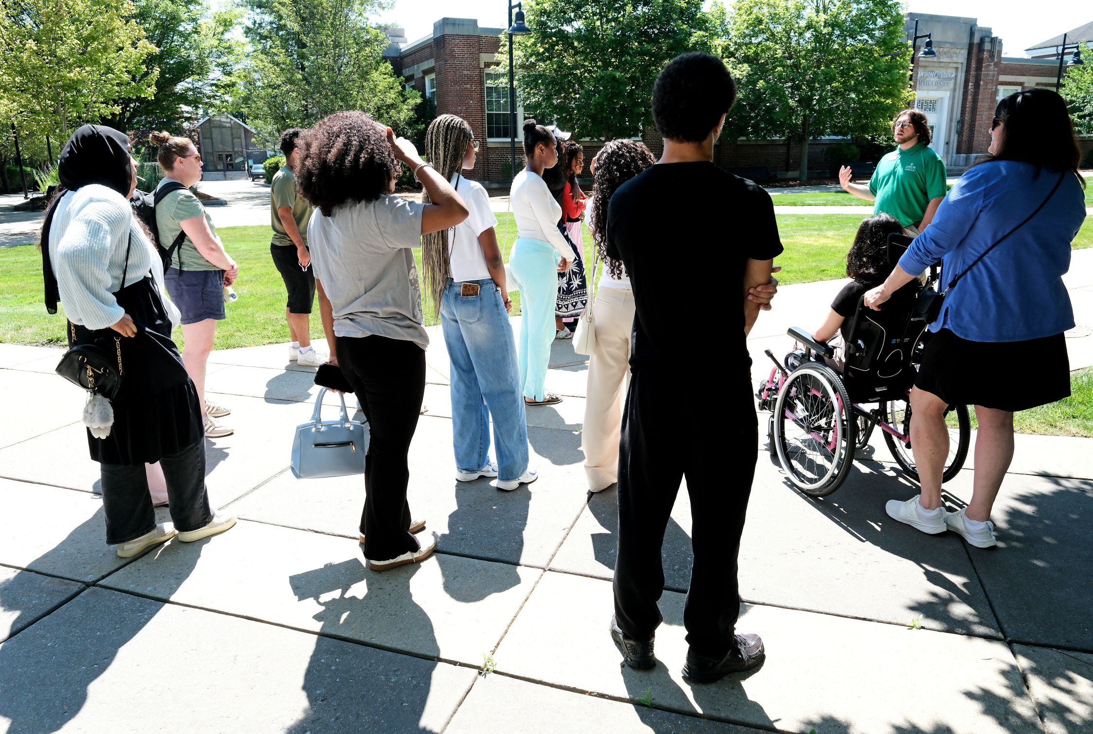 Worcester's North High School Visits Campus