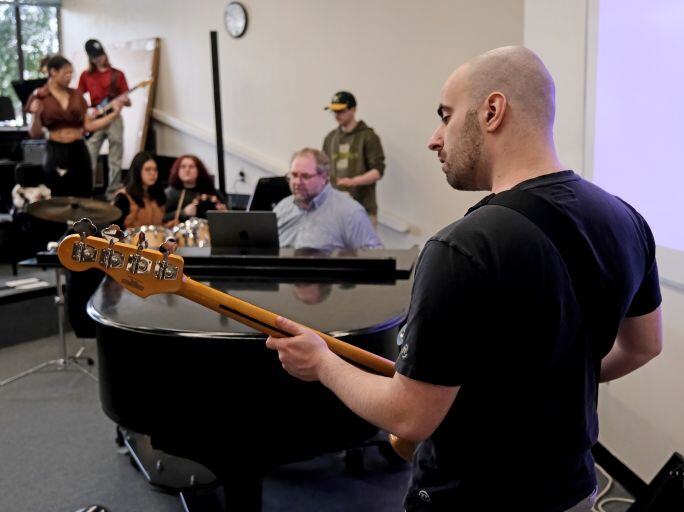 Jazz Band Readies for Spring Music Mega Mix