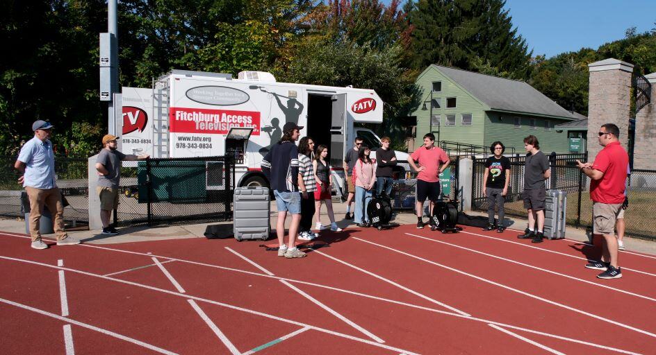 Multi-Camera Television Production Class at Elliot Field with  Fitchburg Access Television (FATV)