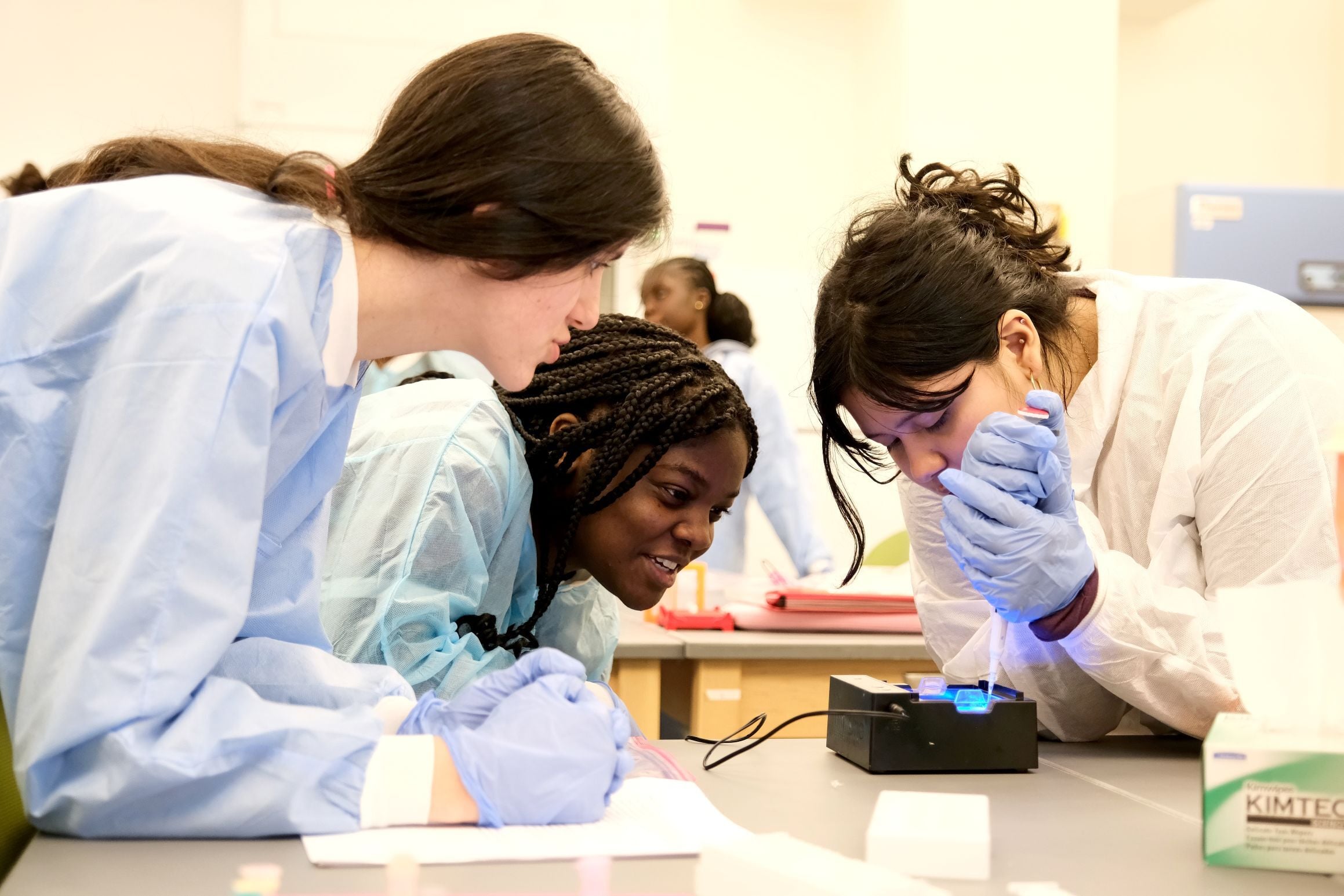 Around Campus - Genetics Lab; Gel Electrophoresis