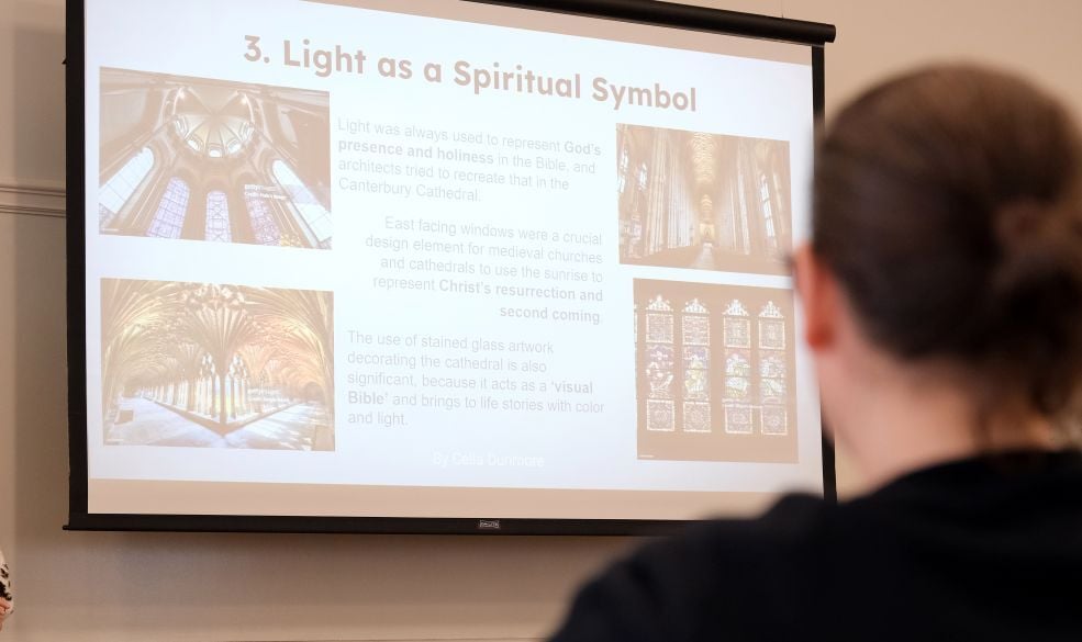 Around Campus -&nbsp;Major Authors; Chaucer with a Twist