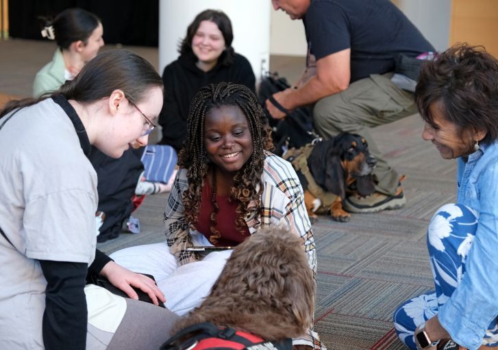 Around Campus - Therapy Dogs