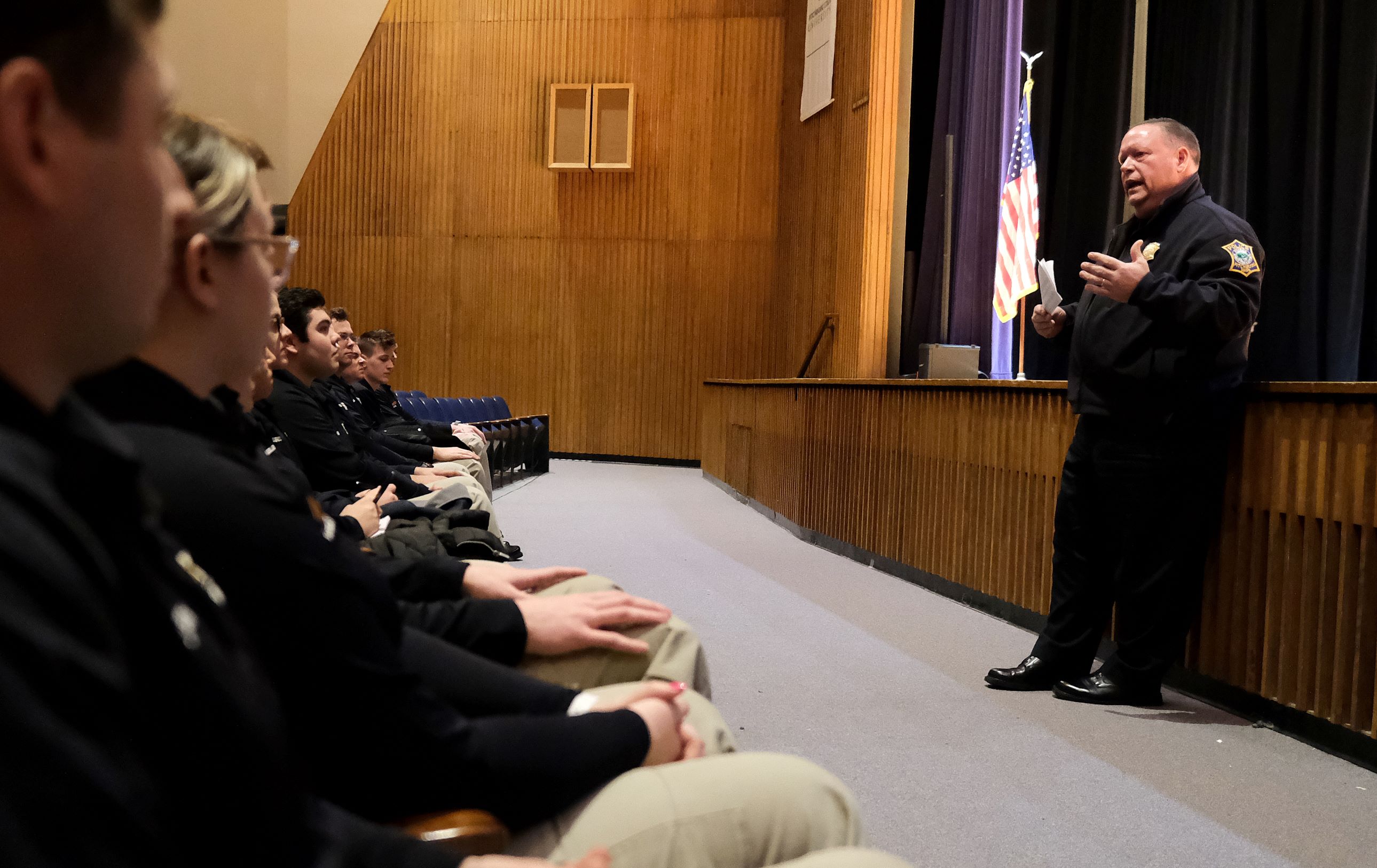 Chief of Fitchburg P.D. Addresses Police Program Students