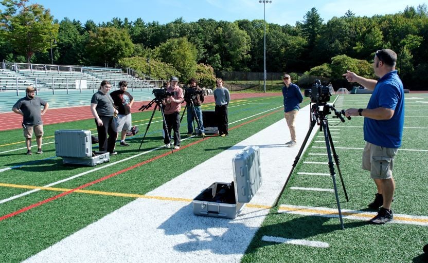 Multi-Camera Television Production Class at Elliot Field with  Fitchburg Access Television (FATV)