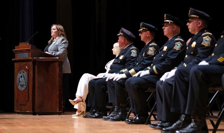 University Hosts Fitchburg Police Department Promotion Ceremony