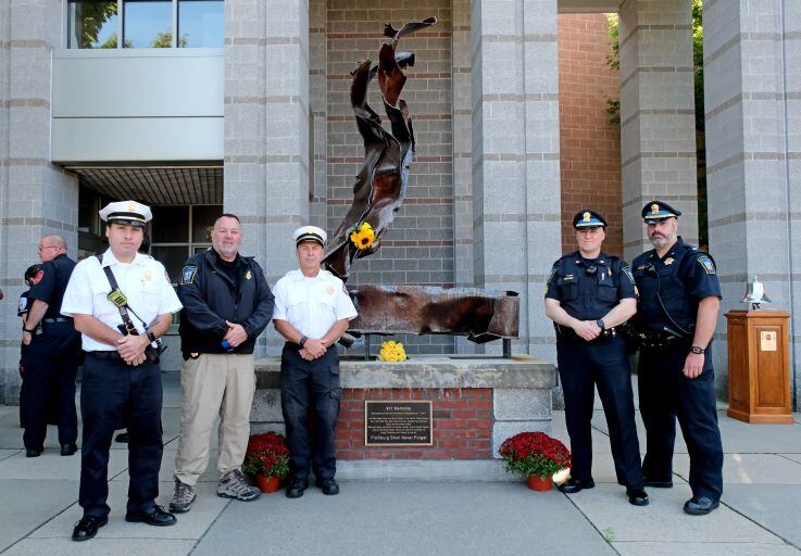 University Police at Fitchburg Fire Department - 9/11 Commemoration