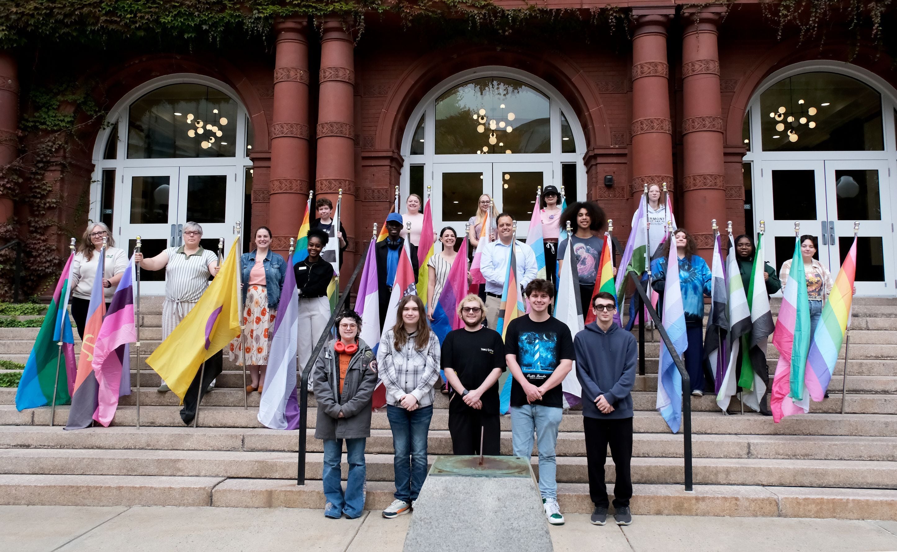 LGBTQ+ Flag Presentation and Raising - LGBTQ+ History Month