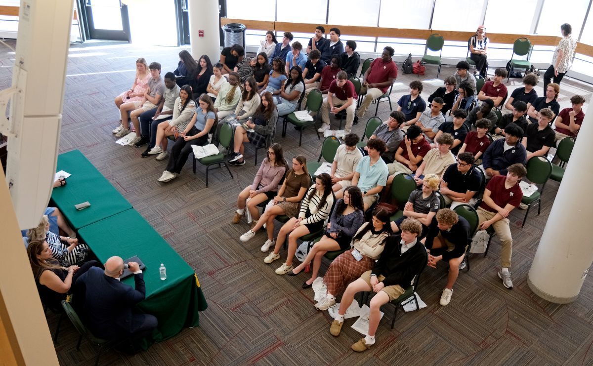 Admissions Department Welcomes St. Bernard's H. S. Students